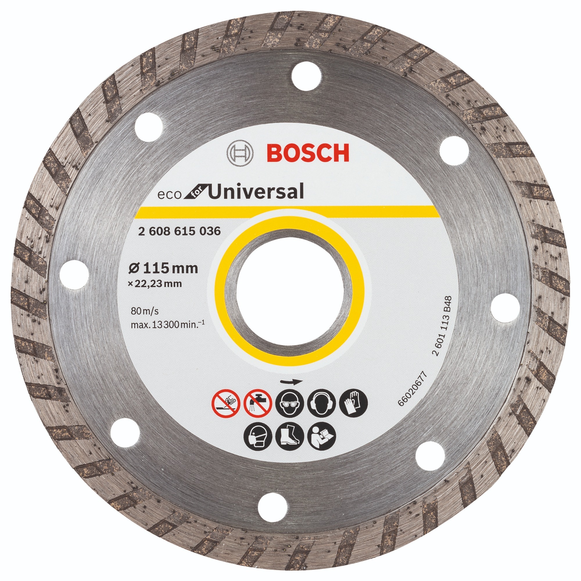 Bosch Turbo Elmas Kesici 115x2.0x22 2608615045 - 10'lu Paket