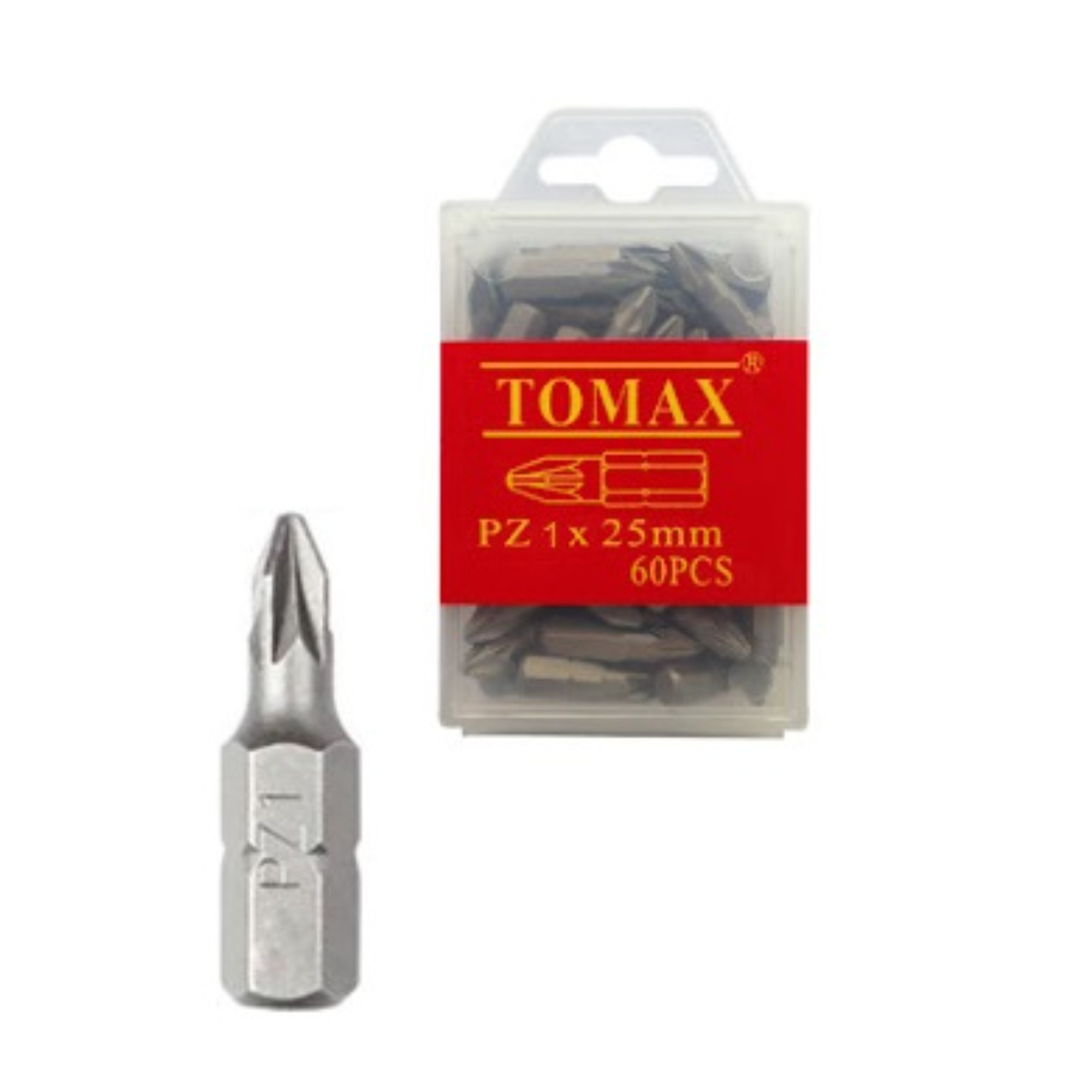 Tomax Bits Uç Pz1 25 Mm - 60'lı Paket