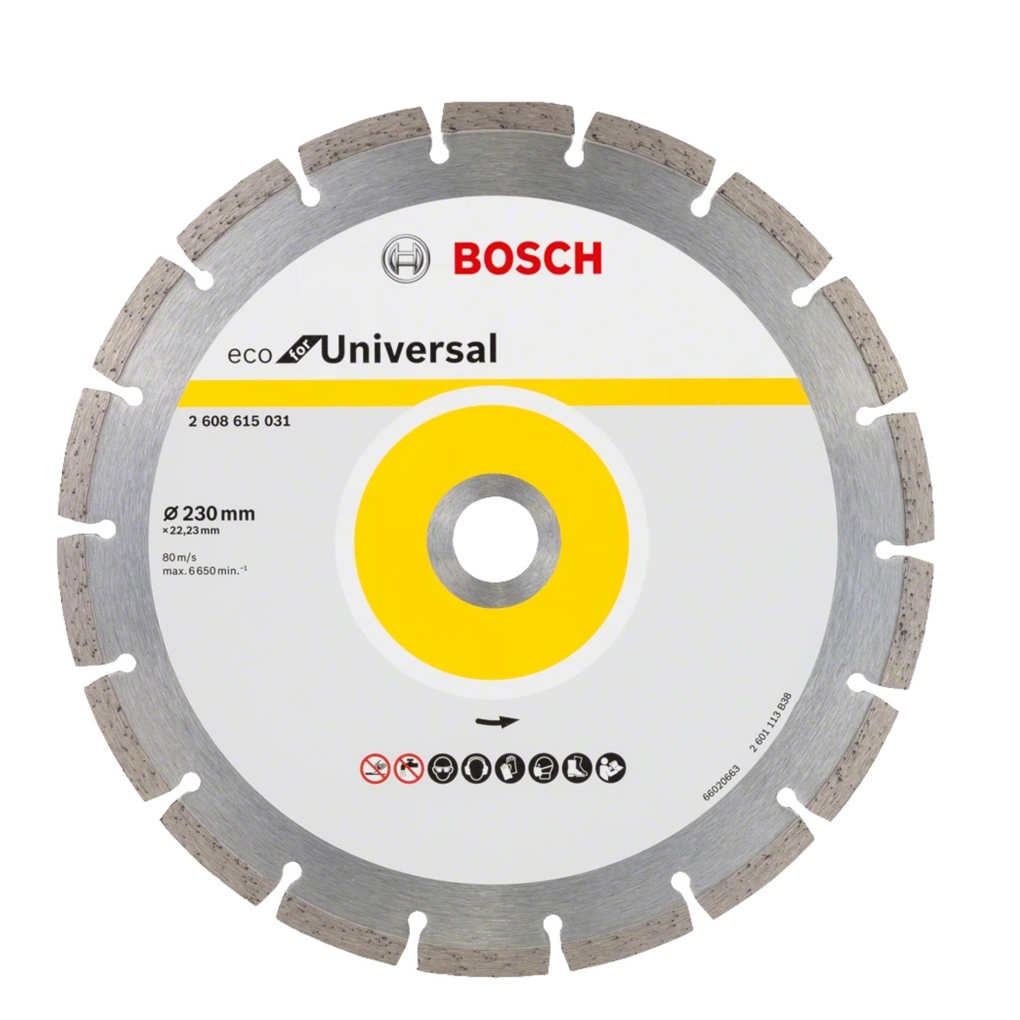 Bosch Segment Elmas Kesici 230x2.6x22 2608615044 - 10'lu Paket