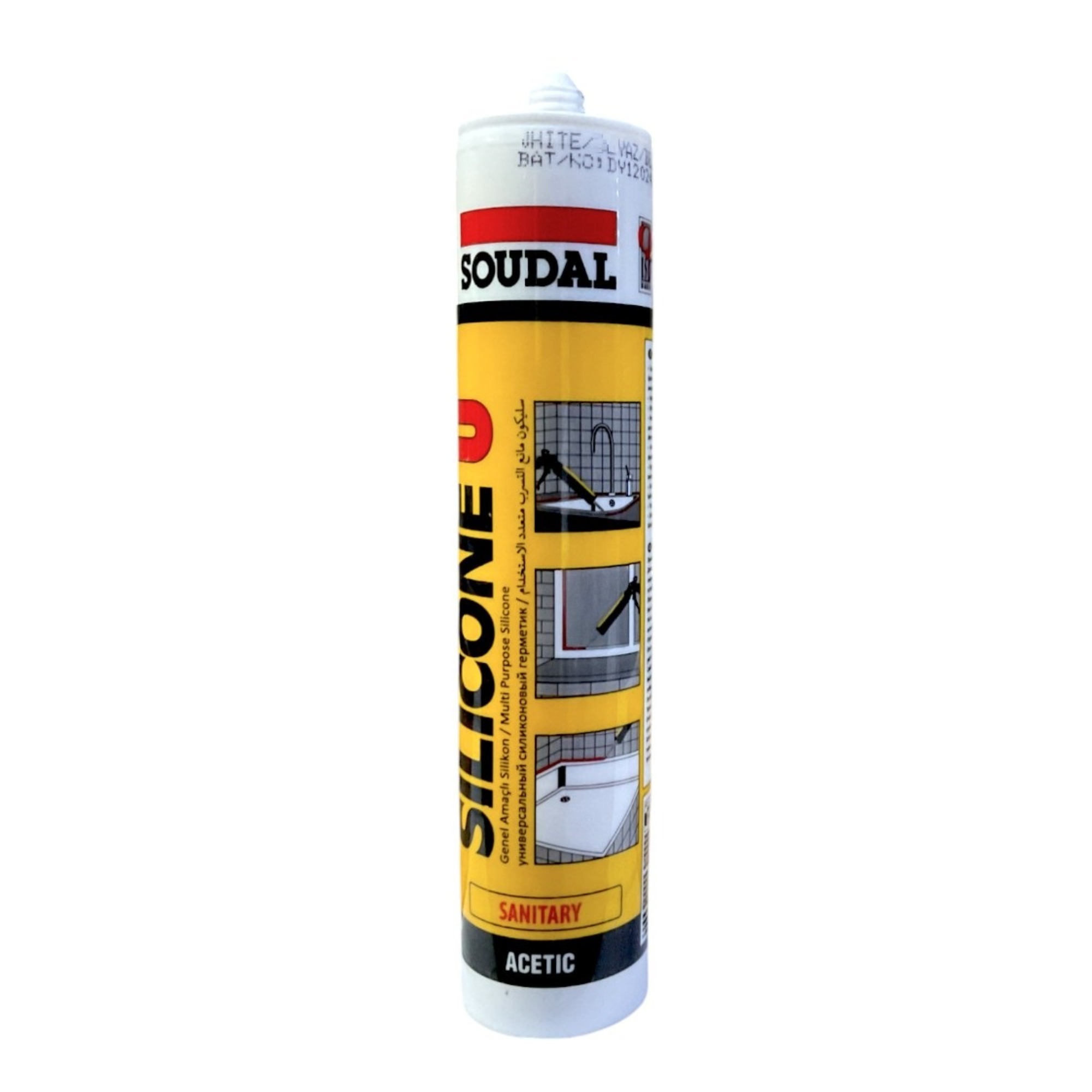 Soudal Silikon 280 Gr Beyaz (405022)  - 30'lu Paket