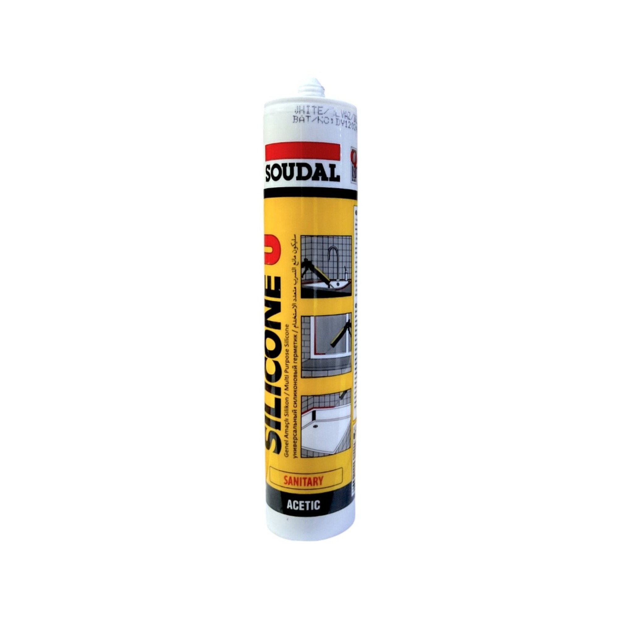 Soudal Silikon 280 Gr Şeffaf (405021)  - 30'lu Paket
