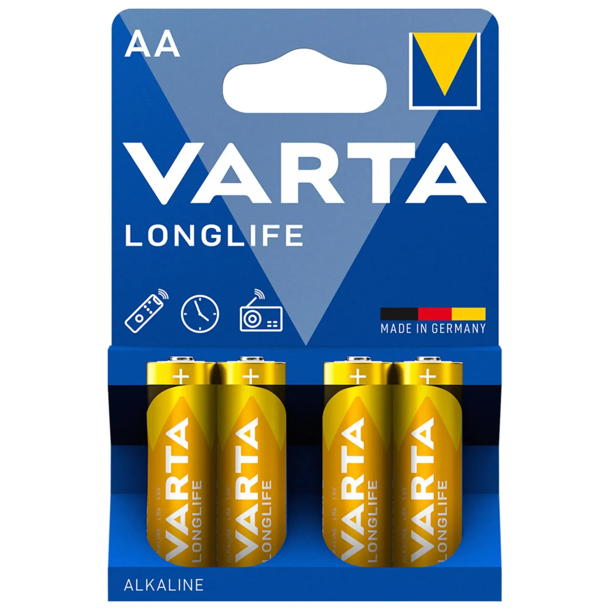 Varta Longlife Alk. Kalem Pil 5157(pk 4 Lü) 525164  - 20'li Paket