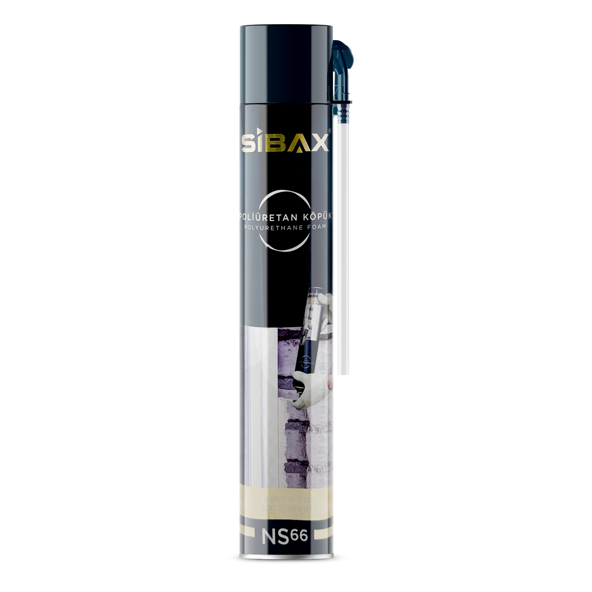 Sibax Poliüretan Köpük 600 Gr Ns66 - 16'lı Paket