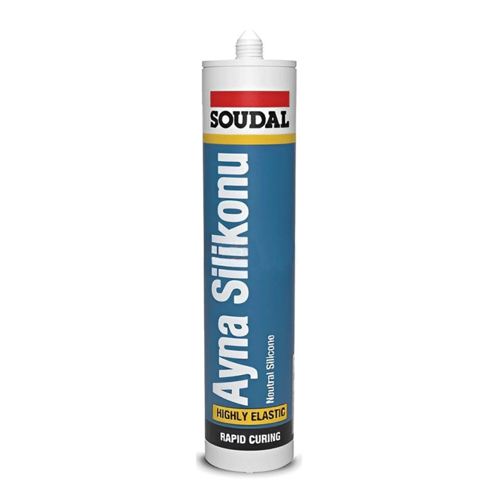 Soudal Ayna Silikonu 280 Ml Şeffaf (160046)  - 24'lü Paket