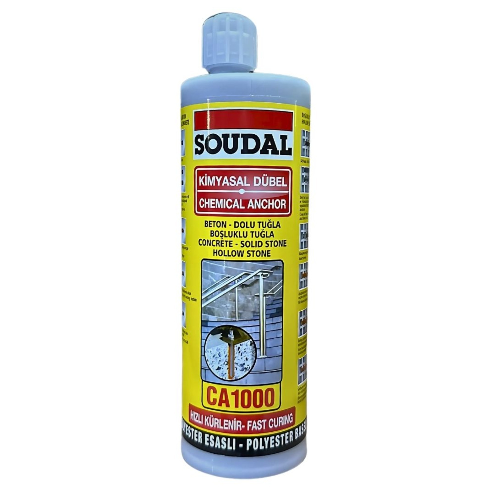 Soudal Kimyasal Dubel 410 Ml (1249560)  - 15'li Paket