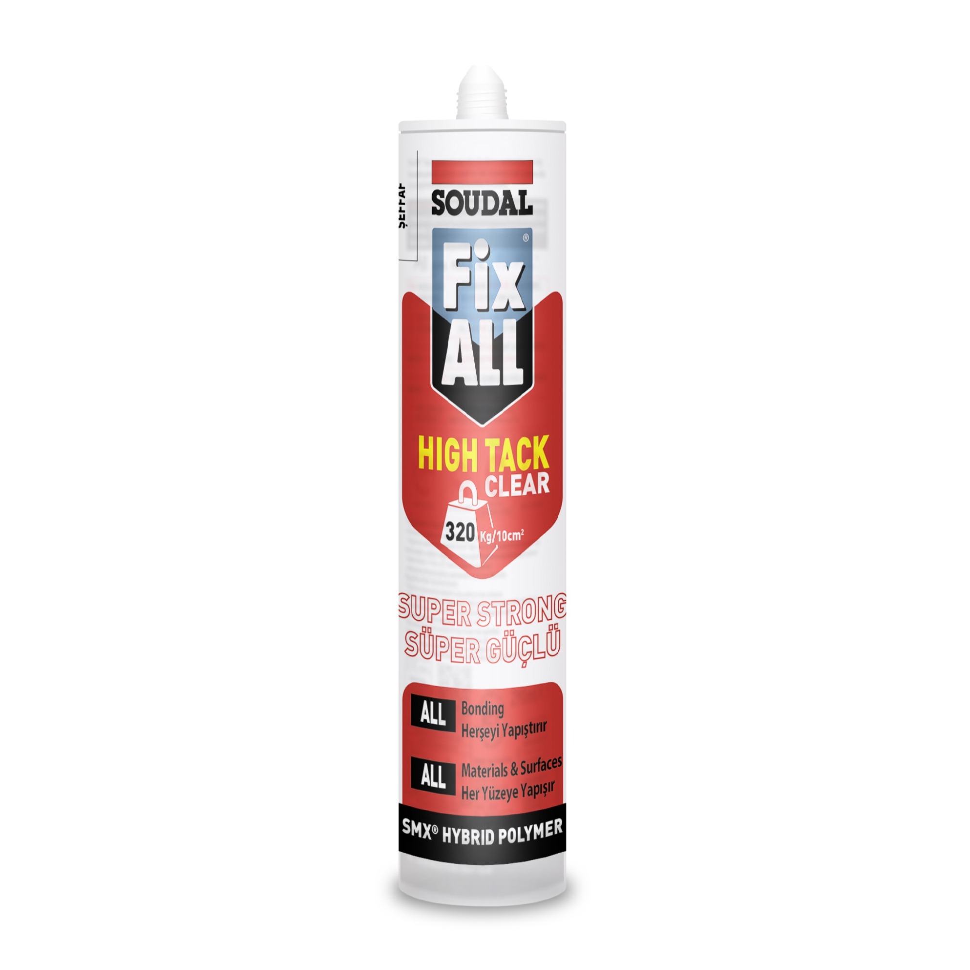 Soudal Fix All Hıgh Tack Şeffaf 290 Ml (131118)  - 12'li Paket
