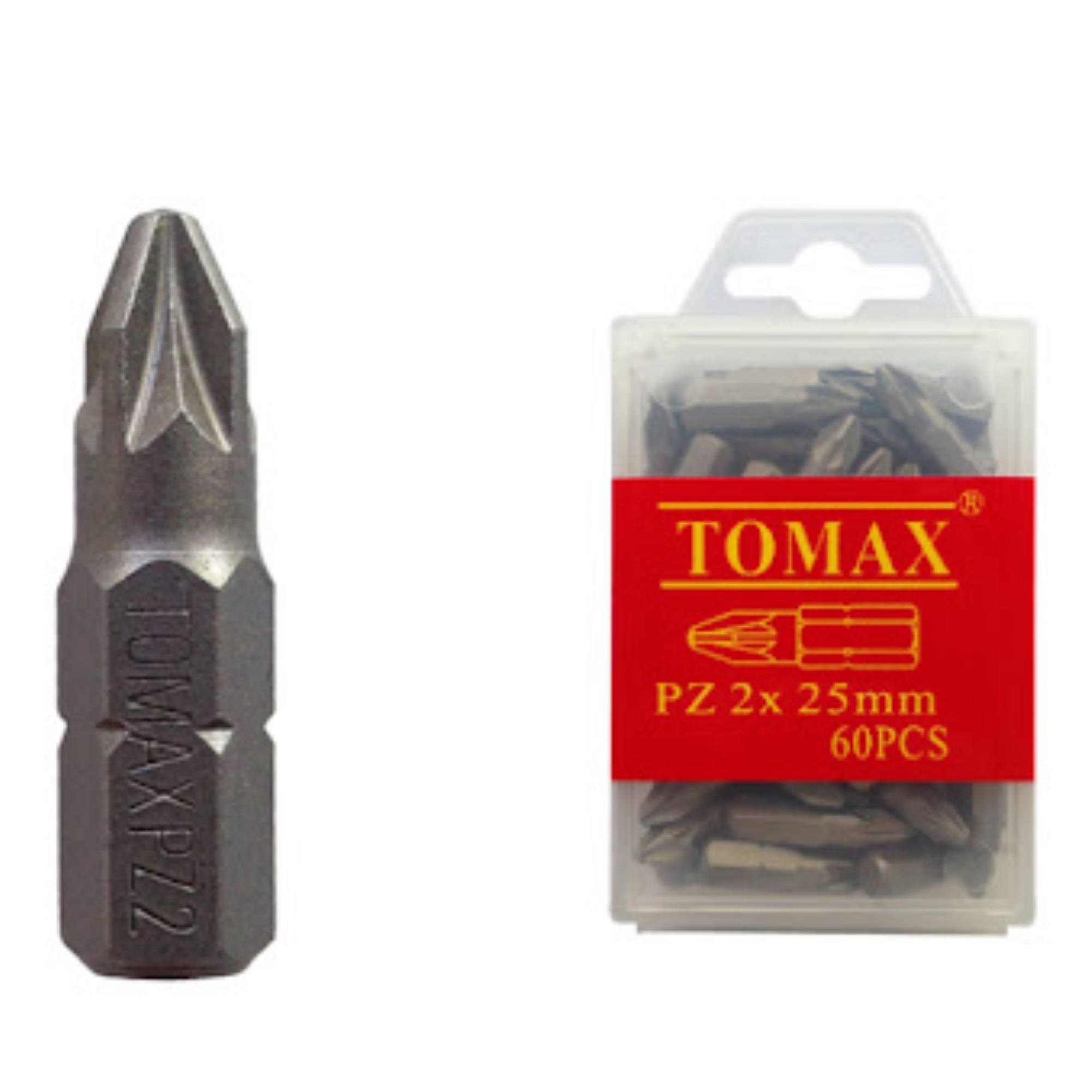 Tomax Bits Uç Pz2 25 Mm - 60'lı Paket