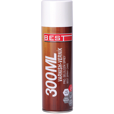 Best Sprey Vernik 300 Ml Ceviz - 10'lu Paket