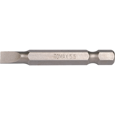 Tomax Bits Uç Düz Slot 5.5x50 Mm - 30'lu Paket